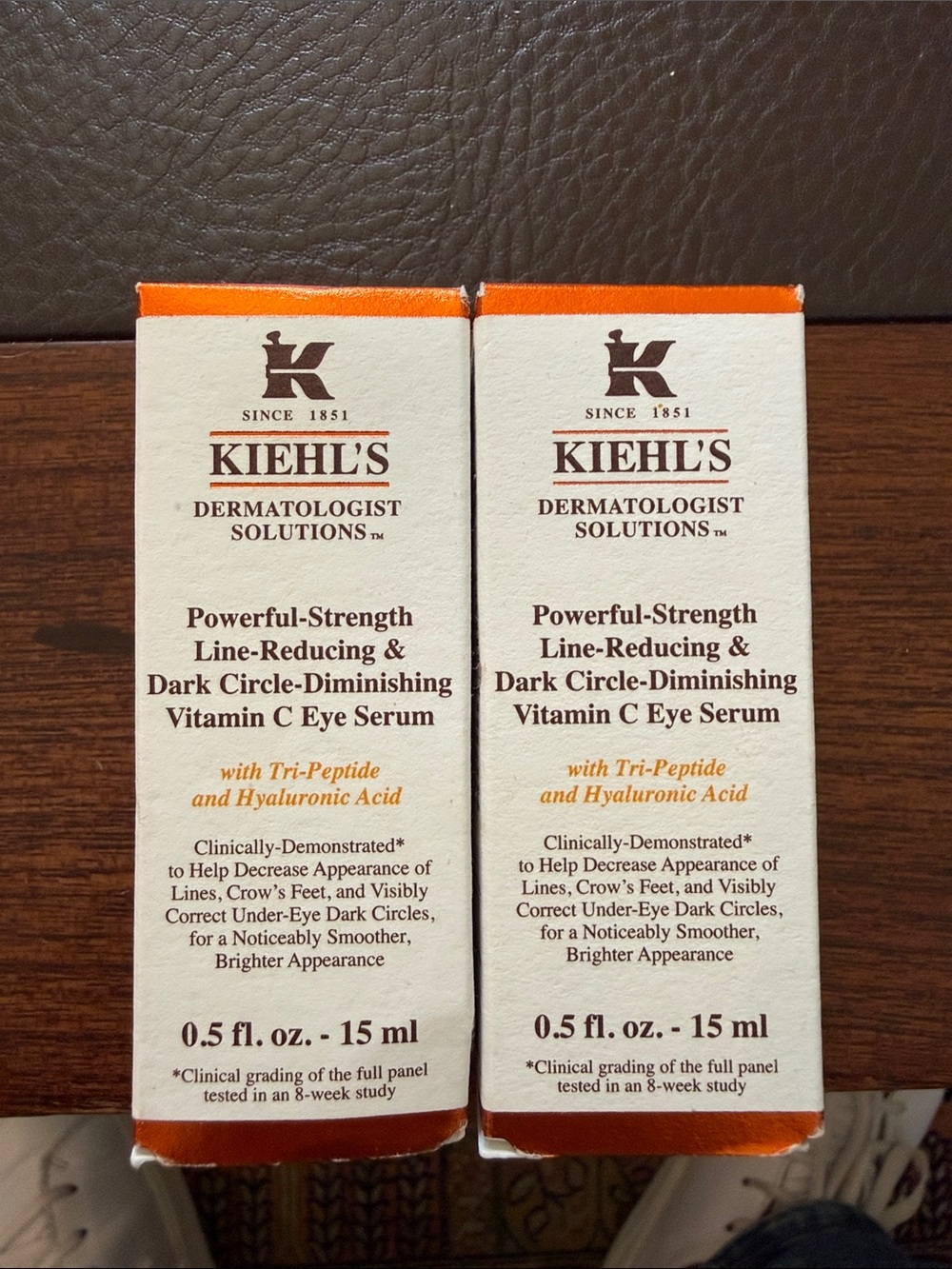 2 Pack - Kiehl's Vitamin C Eye Serum Boxes